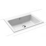 Kaldewei Puro umywalka 60x46 cm wpuszczana prostokątna model 3151 biała 900106003001 zdj.1