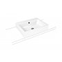 Kaldewei Puro umywalka 60x46 cm nablatowa prostokątna model 3157 biała 900706013001 zdj.1