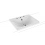 Kaldewei Silenio umywalka 60x46 cm nablatowa prostokątna model 3040 biała 903906033001 zdj.1