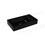 Kaldewei Puro umywalka 55x30 cm nablatowa prostokątna model 3166 czarna 906906013701 zdj.1