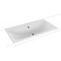 Kaldewei Silenio umywalka 90x46 cm wpuszczana prostokątna model 3038 biała 907806003001 zdj.1