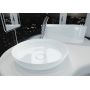Kaldewei Miena umywalka nablatowa 38 cm okrągła model 3181 stalowa biała 909406003001 zdj.3