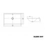 Kaldewei Silenio umywalka 63x39 cm podblatowa prostokątna model 3047 biała 906006003001 zdj.2