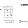 Kaldewei Cono umywalka 55x30 cm nablatowa prostokątna model 3074 biała 908106013001 zdj.2