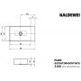 Kaldewei Puro umywalka 55x30 cm nablatowa prostokątna model 3166 biała 906906003001 zdj.2