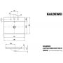 Kaldewei Silenio umywalka 60x46 cm nablatowa prostokątna model 3040 biała 903906033001 zdj.2