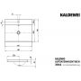 Kaldewei Silenio umywalka 90x46 cm nablatowa prostokątna model 3041 biała 904006013001 zdj.2