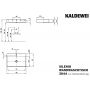 Kaldewei Silenio umywalka 60x46 cm ścienna prostokątna model 3044 biała 904306013001 zdj.2