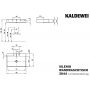Kaldewei Silenio umywalka 60x46 cm ścienna prostokątna model 3044 biała 904306033001 zdj.2
