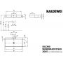 Kaldewei Silenio umywalka 90x46 cm ścienna prostokątna model 3045 biała 904406033001 zdj.2