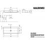 Kaldewei Silenio umywalka 120x46 cm ścienna prostokątna model 3046 biała 904506303001 zdj.2