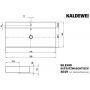 Kaldewei Silenio umywalka 120x46 cm nablatowa prostokątna model 3049 biała 906406013001 zdj.2
