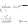 Kaldewei Puro umywalka 90x46 cm ścienna prostokątna model 3165 biała 901506033001 zdj.2