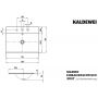 Kaldewei Silenio umywalka 60x46 cm wpuszczana prostokątna model 3037 biała 907706033001 zdj.2