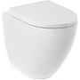 Kludi Resa D miska WC stojąca bez kołnierza ze spłukiwaniem wirowym biały połysk 24WCB0443 zdj.1