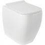 Kludi Resa C miska WC stojąca bez kołnierza ze spłukiwaniem wirowym biały połysk 28WCB0443 zdj.1