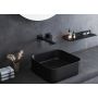 Kronenbach Cube Black Edition umywalka 38,5x38,5 cm kwadratowa nablatowa czarny mat KB144380BK zdj.7