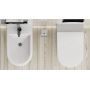 Koło Quattro zestaw miska WC wisząca z deską wolnoopadającą i bidet biały (K65110900, K63100900, K60114000) zdj.3