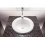 Koło Cocktail umywalka 45 cm wpuszczana okrągła biała L31845000 zdj.3