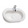 Koło Cocktail umywalka 65x42 cm wpuszczana owalna Reflex biała L31865900 zdj.1