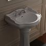 Kerasan Retro umywalka 55x46,5 cm półokrągła ścienna biała 104501 zdj.4