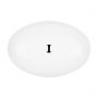 Ksuro 102 umywalka 61,5x41,5 cm nablatowa owalna z powłoką Intelligent Coat biała 20806000 zdj.5