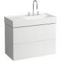 Laufen Kartell umywalka 90x46 cm ścienna prostokątna biała H8103390001121 zdj.3