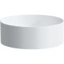 Laufen Living umywalka 38x38 cm okrągła nablatowa biała H8114354001121 zdj.1