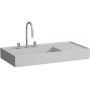 Laufen Kartell umywalka 90x46 cm ścienna asymetryczna szary mat H8183387591111 zdj.1