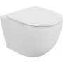 LaVita Sofi Slim miska WC z deską wolnoopadającą wisząca bez kołnierza ze spłukiwaniem wirowym biały mat zdj.1