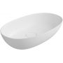 Lavaberg Skinn umywalka 60x36 cm owalna nablatowa biały mat 663130061033 zdj.3