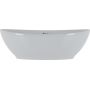 Megstyl Zora umywalka 41x34 cm owalna nablatowa biała 3192 zdj.2
