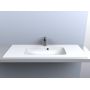 Miraggio Della umywalka 110x45 cm wpuszczana prostokątna biały połysk 0000170 zdj.6