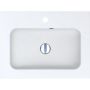 Miraggio Della Matt umywalka 60,1x45 cm prostokątna wpuszczana biały mat 0000177 zdj.1