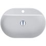 Miraggio France Matt umywalka 60x40 cm owalna nablatowa biały mat 0000200 zdj.1