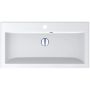 Miraggio Oskar Matt umywalka 79,3x42,3 cm prostokątna nablatowa biały mat 0000229 zdj.1