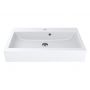 Miraggio Oskar Matt umywalka 79,3x42,3 cm prostokątna nablatowa biały mat 0000229 zdj.3