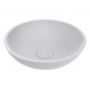 Miraggio Palermo Matt umywalka 49,7 cm okrągła nablatowa biały mat 0000231 zdj.3