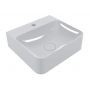 Miraggio Speed umywalka 43x39 cm prostokątna nablatowa biały połysk 0000238 zdj.3