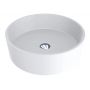 Miraggio Sofia Matt umywalka 47x47 cm okrągła nablatowa biały mat 0000243 zdj.3