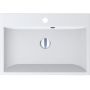 Miraggio Varna umywalka 59,7x41,8 cm nablatowa prostokątna biały połysk 0000254 zdj.3