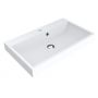 Miraggio Varna Miramarble Mat umywalka 69,4x41,6 cm prostokątna ścienna biały mat 0000257 zdj.3