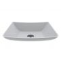 Miraggio Glasgow Matt umywalka 49,1x42 cm prostokątna nablatowa biały mat 0000531 zdj.3