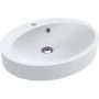 Miraggio Devon Matt umywalka 55x44,9 cm owalna wpuszczana biały mat 0000649 zdj.1