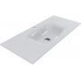 Miraggio Jessel umywalka 100x45 cm wpuszczana prostokątna biały połysk 0000796 zdj.1