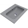 Miraggio Della Mirastone umywalka 60,1x45,1 cm prostokątna wpuszczana szary mat 0000988 zdj.1