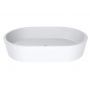 Miraggio Sorrento Mirasoft umywalka 55x35,1 cm owalna nablatowa biały mat 0001024 zdj.4