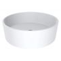 Miraggio Sofia Mirasoft umywalka 47x47 cm okrągła nablatowa biały mat 0001049 zdj.4