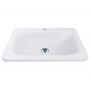 Miraggio California Mirasoft umywalka 61,4x45,6 cm prostokątna wpuszczana biały mat 0001064 zdj.3