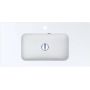 Miraggio Della Mirasoft umywalka 90,1x45,1 cm prostokątna wpuszczana biały mat 0001071 zdj.1